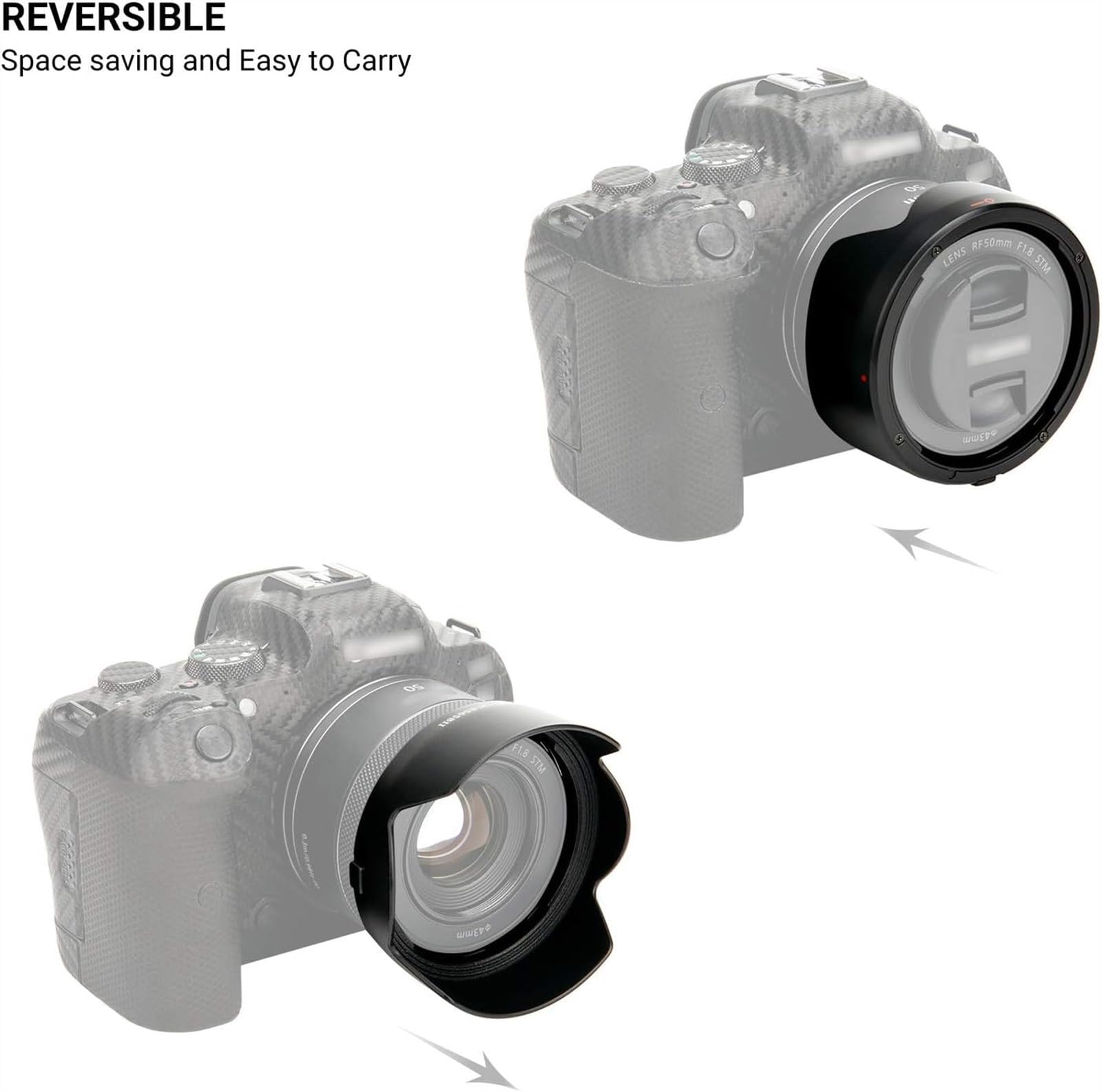 Amazon | EOS R6 R5 RP R カメラの Canon RF 50mm f/1.8 STM 用レンズ